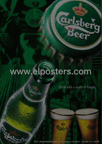 EL Poster, EL animation posters for beer brand