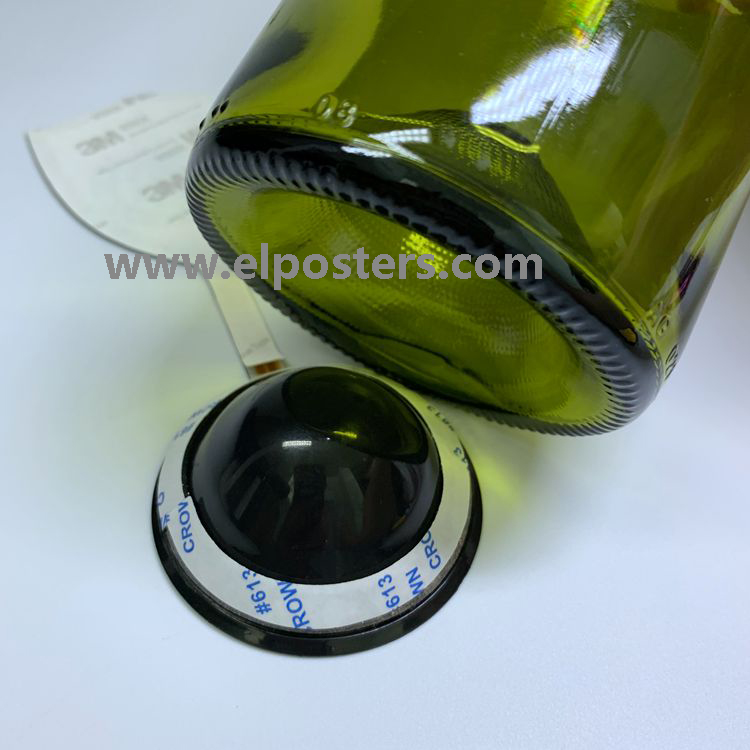 EL sticker for wine bottles control box part, EL illumated sticker for wine bottle 2